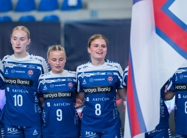 Í fjør vóru Føroyar til U19 EM-endaspælið (Mynd: HSF/Kolektiff)
