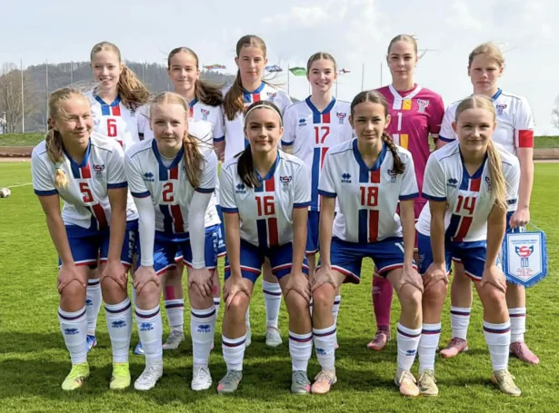 Í vár luttóku U17-genturnar í EM-undankapping í Slovenia (Mynd: Malena Josephsen(HSF)