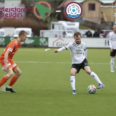 Dystarblaðið til dystin millum 07 Vestur og AB