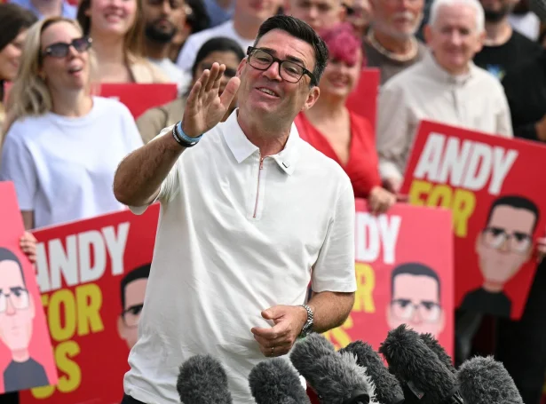 Andy Burnham, karismatiski borgarstjorin úr Manchester sum kann gerast nýggjur bretskur forsætisraðharri (Mynd: Oli Scarff/AFP/Ritzau Scanpix)