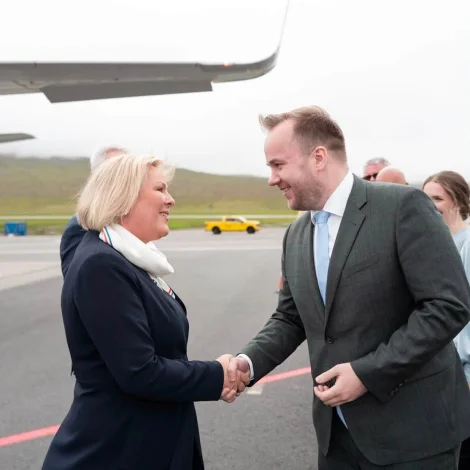 Halla Tómasdóttir, forseti Íslands hevur verið á almennari vitjan í Føroyum.