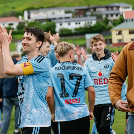 Víkingur hevur vunnið nógvar dystir í seinastuni - nú bíðar evropeisk avbjóðing móti Stjarnan (Mynd: Jens Kr. Vang)