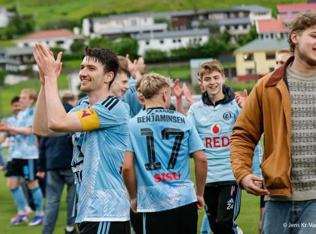 Víkingur hevur vunnið nógvar dystir í seinastuni - nú bíðar evropeisk avbjóðing móti Stjarnan (Mynd: Jens Kr. Vang)