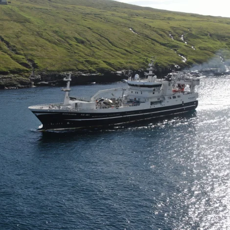 Borgarin landaði á Tvøroyri í gjár