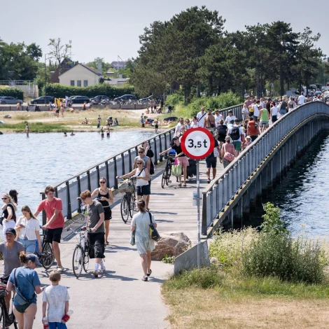 Nýtt hitamet í Danmark í gjár