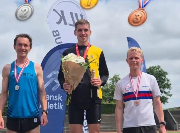Julian Gregersen hevur aftur gjørt bart í stórari kapping á langteini (Mynd: danskatletik)