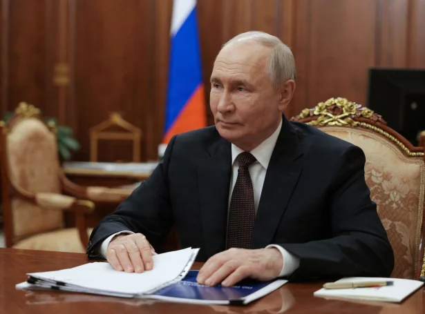 Russiski forsetin, Vladimir Putin (Mynd: Gavriil Grigorov/AFP/Ritzau Scanpix)