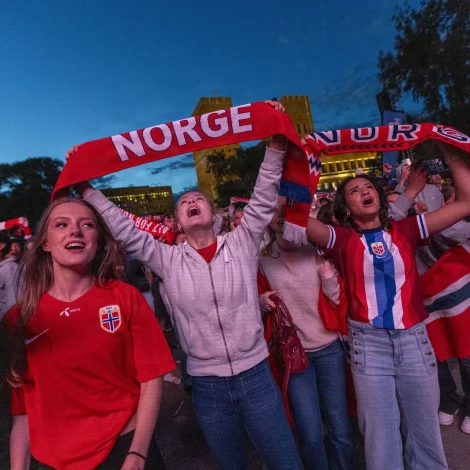 HM-fepur hevur valdað í Noreg seinastu vikurnar (Mynd Trond R. Teigen/NTB/Ritzau Scanpix)