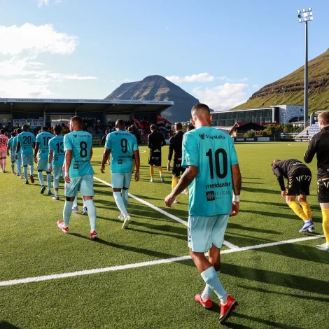 Hamrun Spartans hevur ein hóp, sum er nógv broyttur í summar. Hann fekk eina, eftir umstøðunum, góða byrjan í Klaksvík, har tað endaði 1-1. Harvið skal NSÍ avrika ógvuliga væl á Malta í kvøld (Savnsmynd: Sverri Egholm)