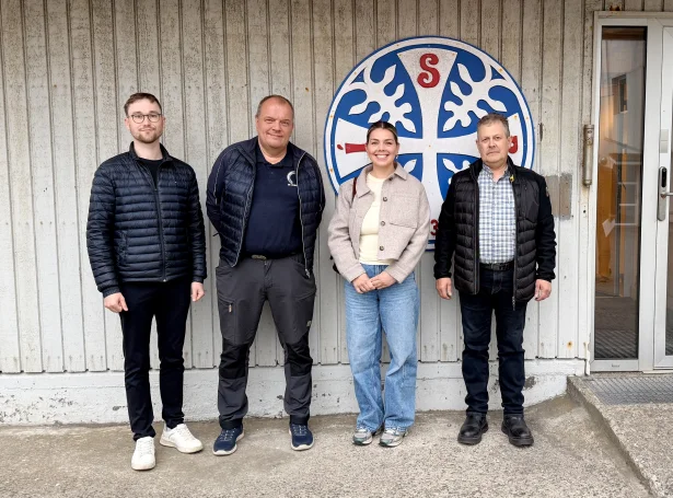 Frá vinstru: Kristian Krosstein, Brandur í Dali, Alexandra Knudsen og Zacharias R. Jacobsen (Mynd: Ríðisamband Føroya)