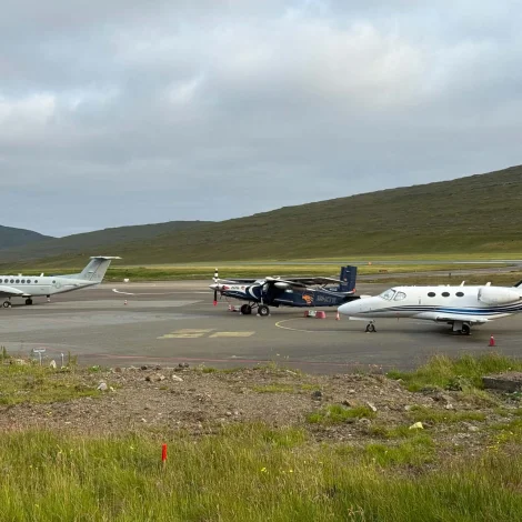 Nógv smáflogfør á flogvøllinum