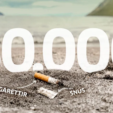 Sóljur ímillum stubbar og snús á Gøtusandi