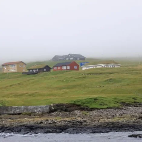 Arbeiða upp á elnetið í Sandoy