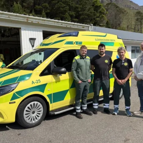 Nýggjur sjúkrabilur til Suðuroyar