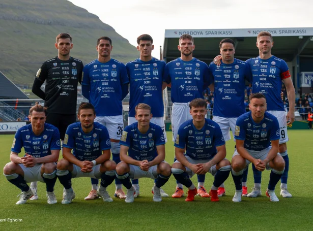 Sjey sigrar og tveir javnleikir seianstu níggju evropeisku heimadystirnar, og bert eitt tap seinastu 18 slíku dystirnar hjá KÍ. Spurningurin er so, um 0-0 í gjár var nóg mikið at koma víðari í 2. umfari (Mynd: Sverri Egholm)