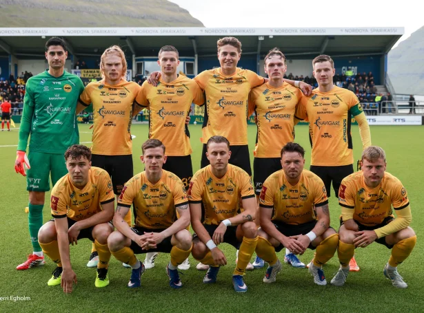 NSÍ er nú komið víðari tvær ferðir við sigri á útivølli (Mynd: Sverri Egholm)