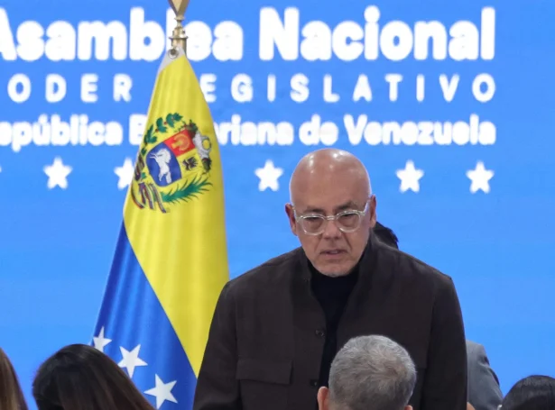 Jorge Rodríguez, formaður í venesuelska tjóðartinginum (Mynd: Jesus Vargas/AFP/Ritzau Scanpix)