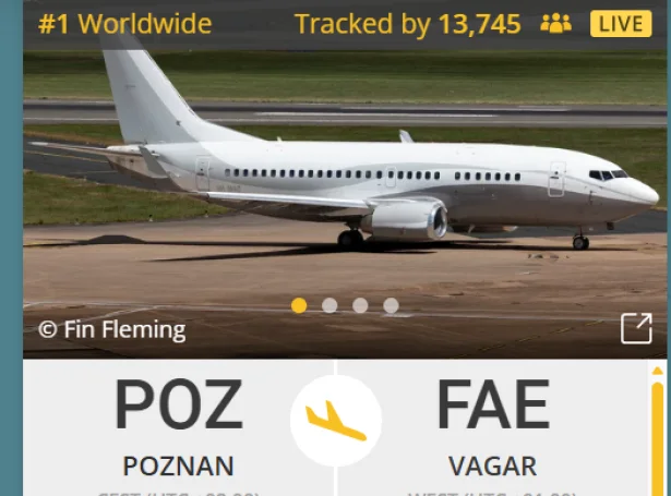 Mynd: flightradar24.com