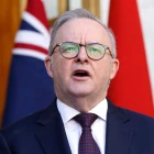 Avstralski forsætisráðharrin, Anthony Albanese (Mynd: Hilary Wardhaugh/AFP/Ritzau Scanpix)