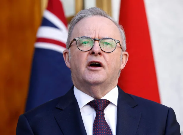 Avstralski forsætisráðharrin, Anthony Albanese (Mynd: Hilary Wardhaugh/AFP/Ritzau Scanpix)