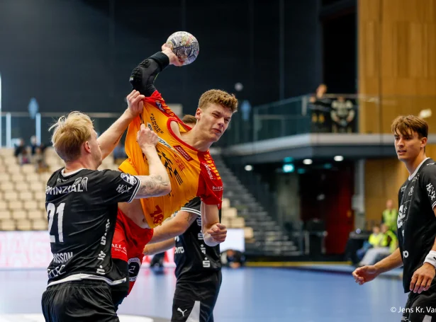 Óli Mittún var toppskjútti í fyrsta Champions League-dystinum hjá GOG í ár - nú bíðar lyklauppgerð í Svendborg (Mynd: Jens Kr. Vang)