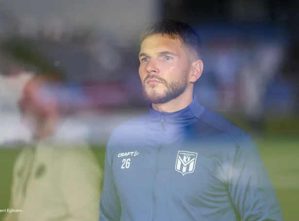 Gilli Rólantsson Sørensen og hinir eru til reiðar í Riga (Mynd: Sverri Egholm)