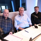 Fullmannaða Stjórnin, Tórbjørn Jacobsen, Jóannes Eidesgaard og Heðin Zachariasen hava nóg mikið at tosa um (Mynd: Sverri Egholm)