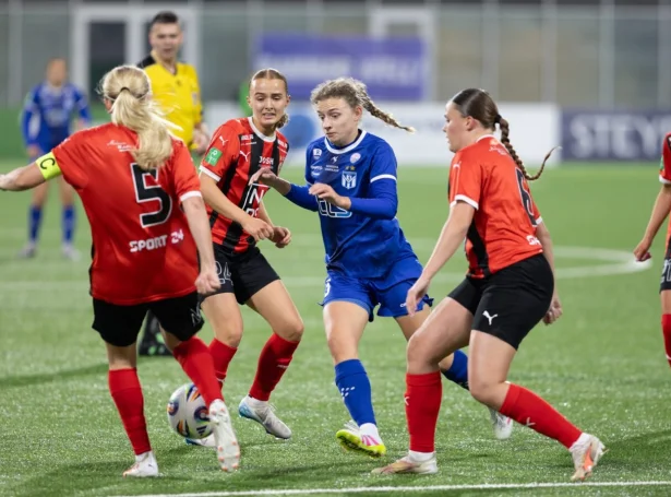 Eins og í fjør, verður ársins steypafinala hjá kvinnum millum HB og KÍ - Mynd: Jóhanna Thomsen