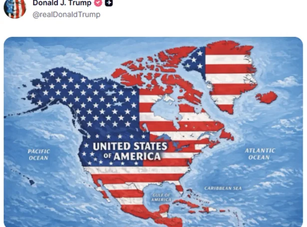 Heimsmyndin hjá Trump forseta