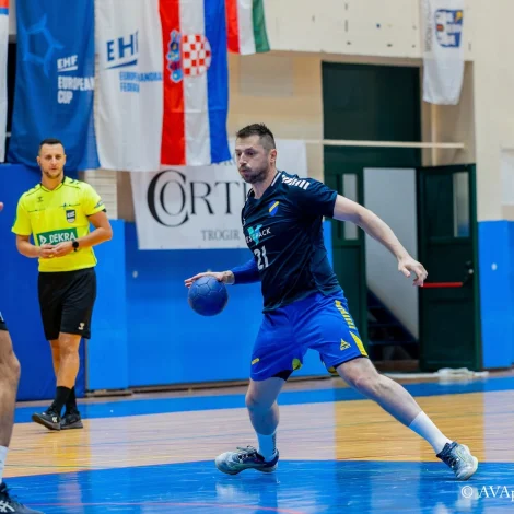 Filip Jojic í fyrra dystinum hjá VÍF í Trogir (Mynd: AVA Photography)