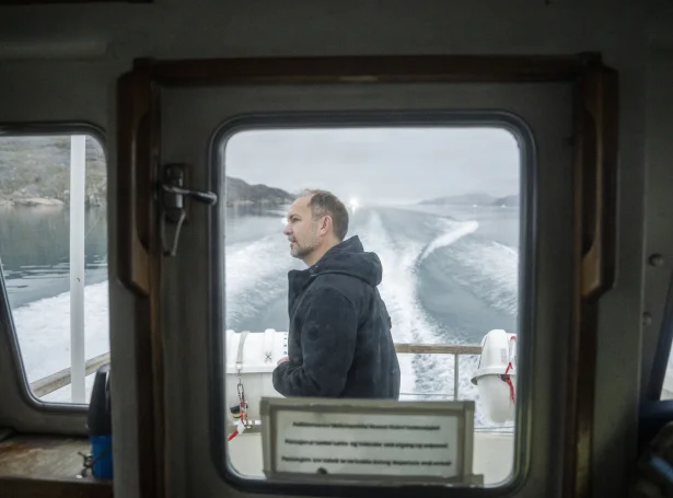 Jeppe Bruus, uttanríkisráðharri, avmyndaður í Grønlandi fyrr í mánaðinum (Mynd: Mads Claus Rasmussen/Ritzau Scanpix)