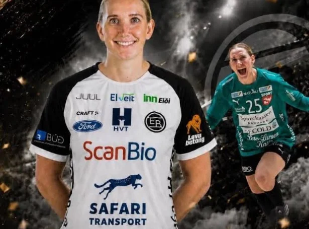 Maria Fisker Stokholm er komin beinleiðis úr Viborg, og fyrrverandi danski landsliðsspælarin ger sjálvandi stóran mun. Nú sum spælskipari og toppskjútti við 8 málum móti Kyndli (Mynd: Eiðis Bóltfelag)