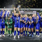KÍ tapti steypafinaluna fyri HB í fjør, men klaksvíkskvinnur løntu teimum hetta aftur í kvøld. Í undirhaldandi og inntensari finalu á Tórsvølli endaði tað 3-2 til KÍ (Mynd: Sverri Egholm)
