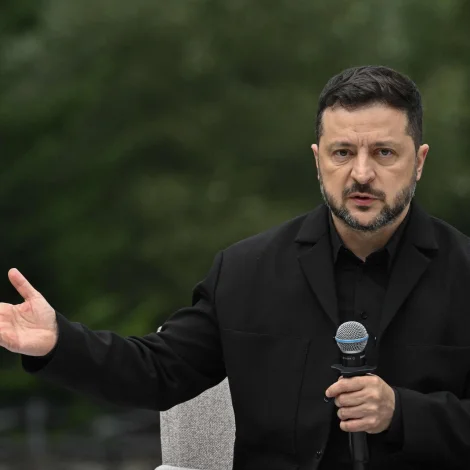 Ukrainski forsetin, Volodymyr Zelenskyj (Mynd: Genya Savilov/AFP/Ritzau Scanpix)