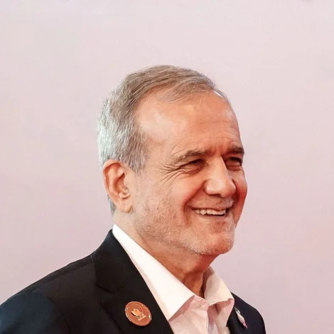 Iranski forsetin, Masoud Pezeshkian skal luttaka á ST-aðalfundinum í New York (Mynd: Alexander Kazakov/AFP/Ritzau Scanpix)