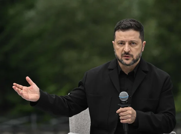 Ukrainski forsetin, Volodymyr Zelenskyj (Mynd: Genya Savilov/AFP/Ritzau Scanpix)