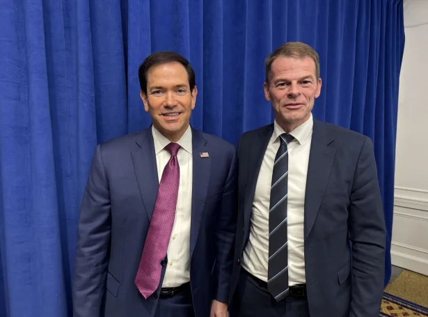 Marco Rubio og Bárður á Steig Nielsen (Mynd: ufmr.fo)