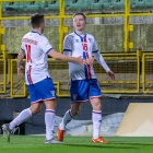 Petur Knudsen stóð fyri málinum, tá Føroyar i novembur í fjør vunnu 1-0 í venjingardysti móti Kasakstan (Mynd: Hans Erik Danielsen)