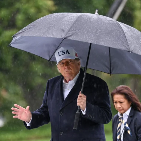 Amerikanski forsetin, Donald Trump (Mynd: Alex Wroblewski/AFP/Ritzau Scanpix)