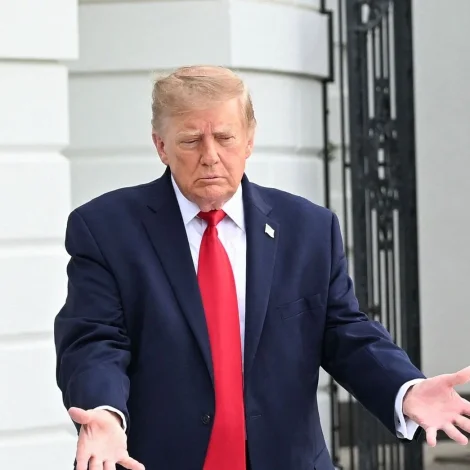 Amerikanski forsetin, Donald Trump (Mynd: Alex Wroblewski/AFP/Ritzau Scanpix)