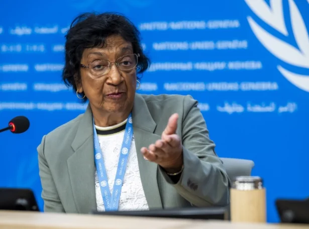 Navi Pillay (Mynd: EPA/Martial Trezzini)