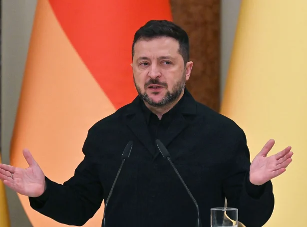 (Mynd: Sergei Supinsky/AFP/Ritzau Scanpix) Ukrainski forsetin, Volodymyr Zelenskyj