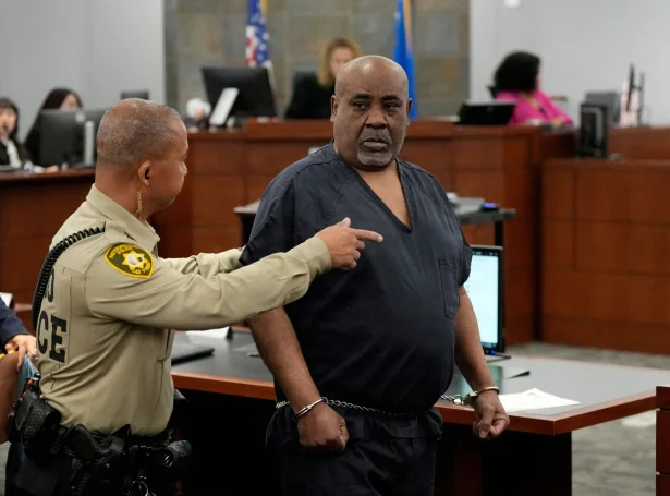 Duane Davis í rættinum í Las Vegas (Mynd: John Locher/Reuters/Ritzau Scanpix)