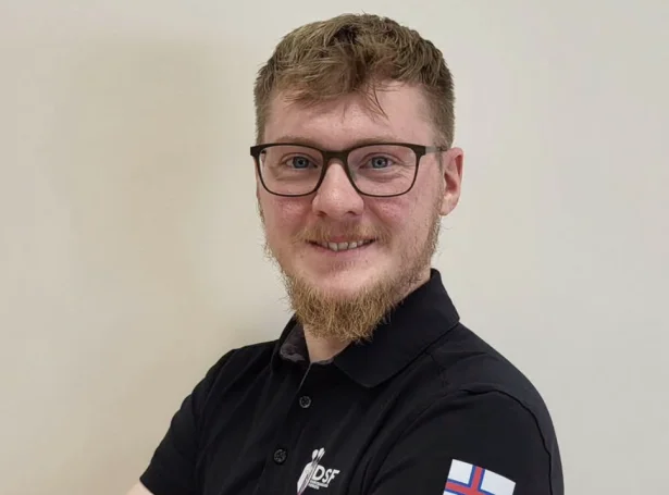 Petur Bláberg, formaður í Dartsambandi Føroya og nevndarlimur í European Dart Council (Mynd: Dartsamband Føroya/Facebook)
