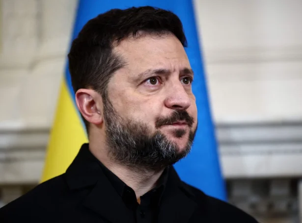 Ukrainski forsetin, Volodymyr Zelenskyj (Mynd: Henry Nicholls/AFP/Ritzau Scanpix)