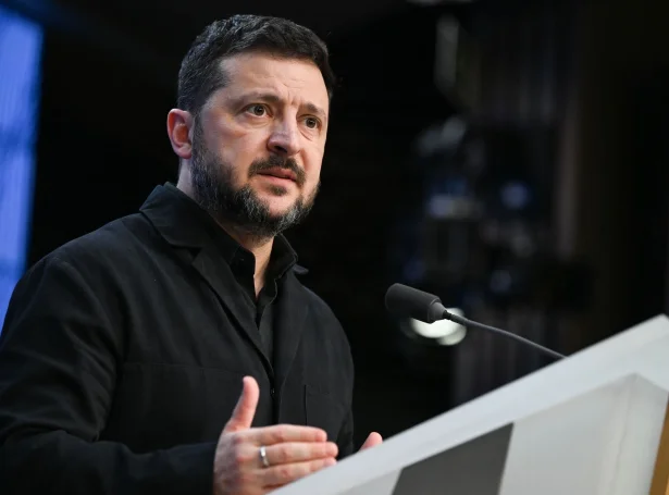 Ukrainski forsetin, Volodymyr Zelenskyj (Mynd: Nicolas Tucat/AFP/Ritzau Scanpix)