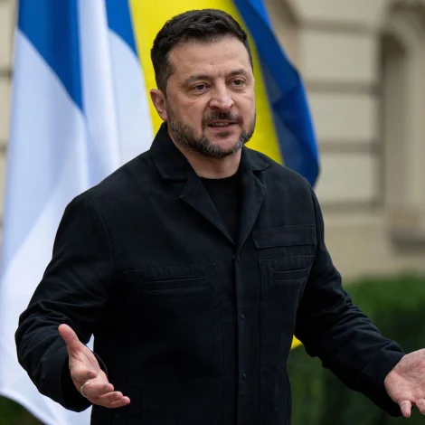Ukrainski forsetin, Volodymyr Zelenskyj (Mynd: Genya Savilov/AFP/Ritzau Scanpix)