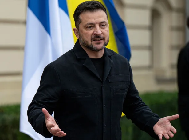 Ukrainski forsetin, Volodymyr Zelenskyj (Mynd: Genya Savilov/AFP/Ritzau Scanpix)