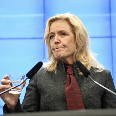 Elisabeth Thand Ringqvist, forkvinna í Centerpartiet (Mynd: Fredrik Sandberg/TT/Ritzau Scanpix)