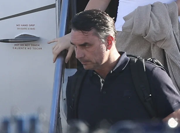 Flávio Bolsonaro lendi í Miami í Florida mikudagin (Mynd: Ricardo Arduengo/AFP/Ritzau Scanpix)